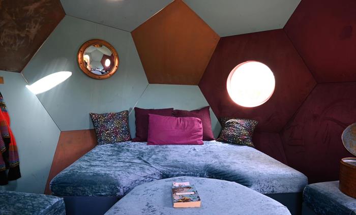 Clever modular furniture can be a bed or a sofa!